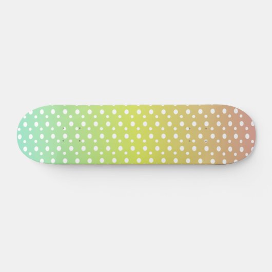 Farbenfrohe Regenbogenblasen Skateboard (Horizontal)