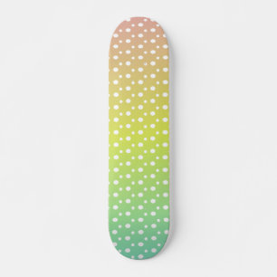 Farbenfrohe Regenbogenblasen Skateboard