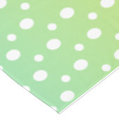 Farbenfrohe Regenbogenblasen Tischdecke (Schrägansicht)