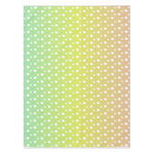 Farbenfrohe Regenbogenblasen Tischdecke (Vorderseite)