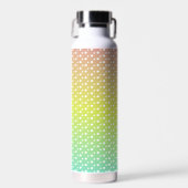Farbenfrohe Regenbogenblasen Trinkflasche (Vorne)