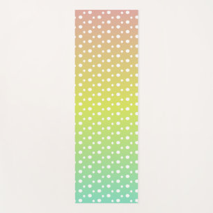 Farbenfrohe Regenbogenblasen Yogamatte