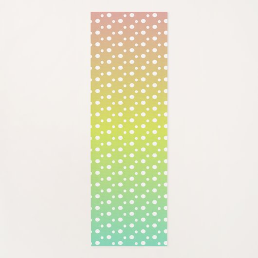 Farbenfrohe Regenbogenblasen Yogamatte (Vorderseite)