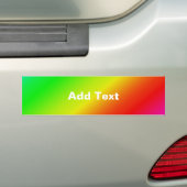 Farbenfrohe Regenbogenblende Diagonal Autoaufkleber (Auf Auto)