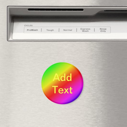 Farbenfrohe Regenbogenblende Diagonal Magnet (In Situ (Geschirrspüler))