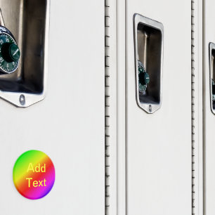 Farbenfrohe Regenbogenblende Diagonal Magnet