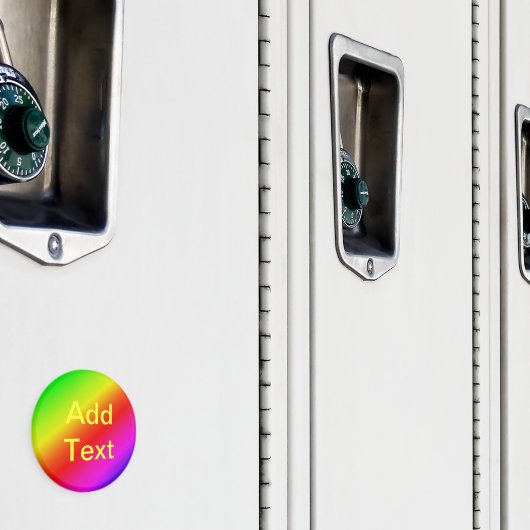 Farbenfrohe Regenbogenblende Diagonal Magnet (In Situ (Schrank))