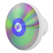 Farbenfrohe Regenbogenblende Gute Augen strahlend Keramikknauf (Rechts)