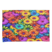 Farbenfrohe Regenbogenblume #22 - Pillowcase Kissenbezug (Vorderseite-Rechts)