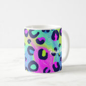 Farbenfrohe Regenbogendrucke Kaffeetasse (VorderseiteRechts)