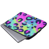 Farbenfrohe Regenbogendrucke Laptopschutzhülle (Vorne Knopf)