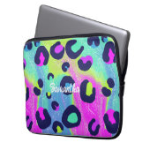Farbenfrohe Regenbogendrucke Laptopschutzhülle (Vorderseite Links)