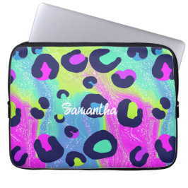 Farbenfrohe Regenbogendrucke Laptopschutzhülle