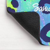 Farbenfrohe Regenbogendrucke Mousepad (Ecke)