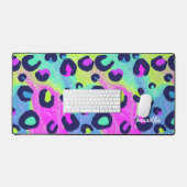 Farbenfrohe Regenbogendrucke Schreibtischunterlage (Tastatur & Maus)