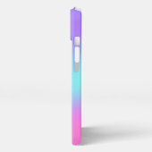 Farbenfrohe Regenbogenfarben abstrakte Muster iPho iPhone Hülle (Linke Seite)