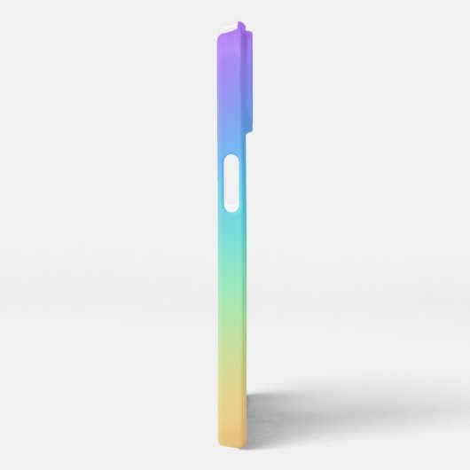 Farbenfrohe Regenbogenfarben abstrakte Muster iPho iPhone Hülle (Rechte Seite)