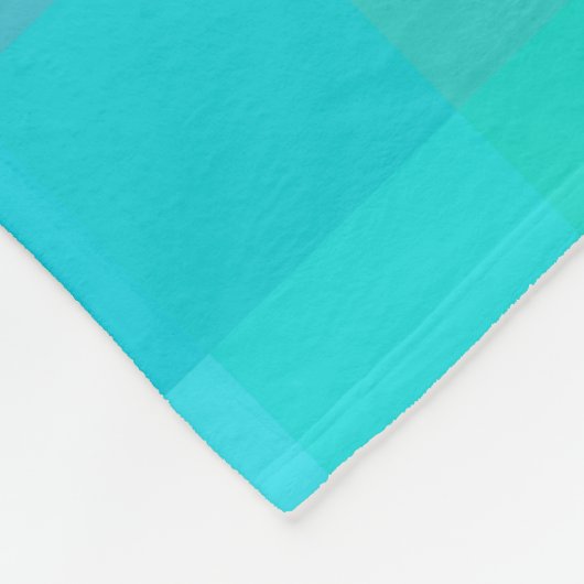 Farbenfrohe Regenbogenfarben glänzendes Design Fleecedecke (Ecke)