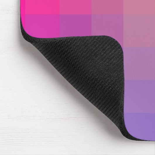 Farbenfrohe Regenbogenfarben glänzendes Design Mousepad (Ecke)