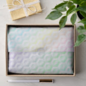 Farbenfrohe Regenbogenfarben in Pastellfarben Seidenpapier (Geschenk)