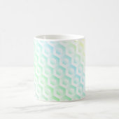 Farbenfrohe Regenbogenfarben Kaffeetasse (Mittel)