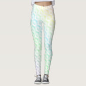 Farbenfrohe Regenbogenfarben Leggings (Vorderseite)