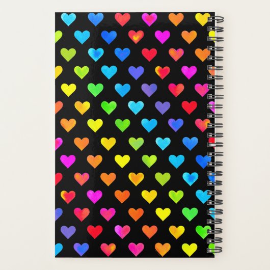 Farbenfrohe Regenbogenfarben Muster Stripmuster Planer (Rückseite)