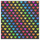 Farbenfrohe Regenbogenfarben Muster Stripmuster Stoff (Muster)