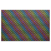 Farbenfrohe Regenbogenfarben Muster Stripmuster Stoff (Fat Quarter (45,7 x 55,9 cm))