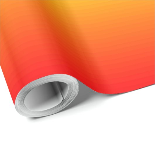 Farbenfrohe Regenbogenfarben Streifen Geschenkpapier (Rolleneckpunkt)