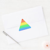 Farbenfrohe Regenbogenfarben wählen Shape Stickers (Umschlag)