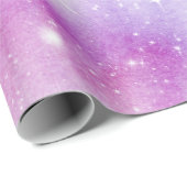 Farbenfrohe Regenbogengalaxie-Muster Geschenkpapier (Rolleneckpunkt)