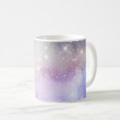 Farbenfrohe Regenbogengalaxie-Muster Kaffeetasse (VorderseiteRechts)