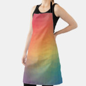 Farbenfrohe Regenbogengeometrie Schürze (InSitu)