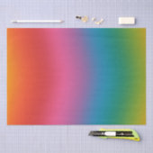 Farbenfrohe Regenbogenglanz Seidenpapier (Handwerk)