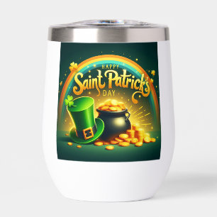 Farbenfrohe Regenbogengold St. Patrick's Day