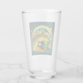 Farbenfrohe Regenbogengold St. Patrick's Day Glas (Rückseite)