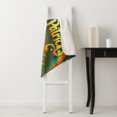 Farbenfrohe Regenbogengold St. Patrick's Day Sherpadecke (Beispiel)