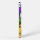 Farbenfrohe Regenbogenhaut iPhone Hülle (Rechte Seite)
