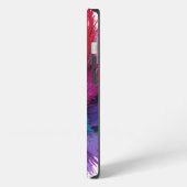 Farbenfrohe Regenbogenhaut iPhone Hülle (Linke Seite)