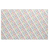 Farbenfrohe Regenbogenkreise Kunst Aquarell Stoff (Fat Quarter (45,7 x 55,9 cm))