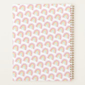 Farbenfrohe Regenbogenlehrerin | Benutzerdefiniert Planer (Rückseite)