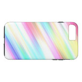 Farbenfrohe Regenbogenmuster Case-Mate iPhone Hülle (Rückseite (Horizontal))
