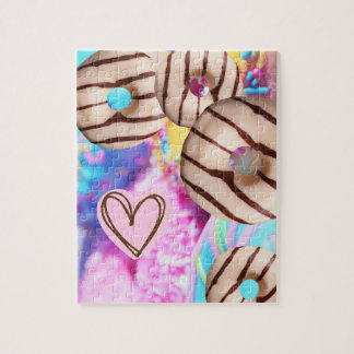 Farbenfrohe Regenbogenpuzzle Puzzle