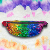 Farbenfrohe Regenbogensequenzen Bauchtasche