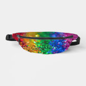 Farbenfrohe Regenbogensequenzen Bauchtasche (Vorderseite)
