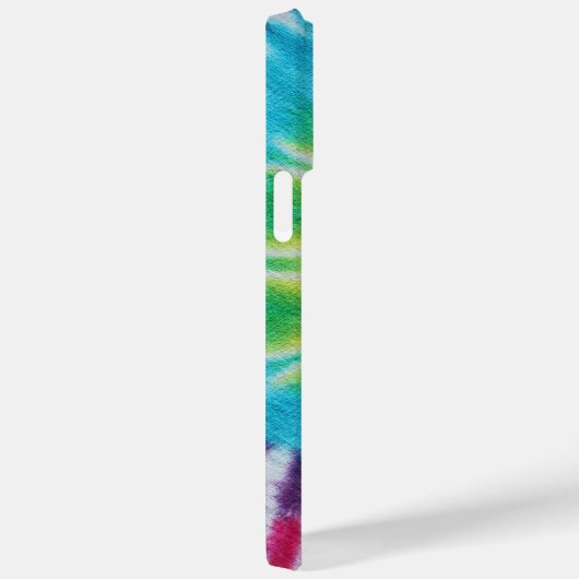 Farbenfrohe Regenbogenspirale Gefärbte Krawatte Case-Mate iPhone Hülle (Rückseite / Rechts)