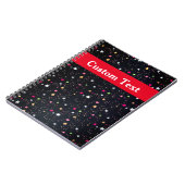 Farbenfrohe Regenbogenstars Niedlich Notizblock (Linke Seite)