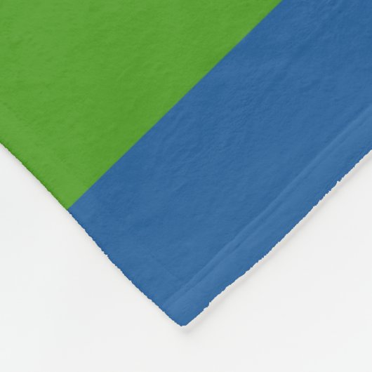 Farbenfrohe Regenbogenstreifen Fleecedecke (Ecke)