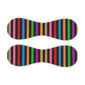 Farbenfrohe Regenbogenstreifen Linien Design - Sch Baseball (Paneele)